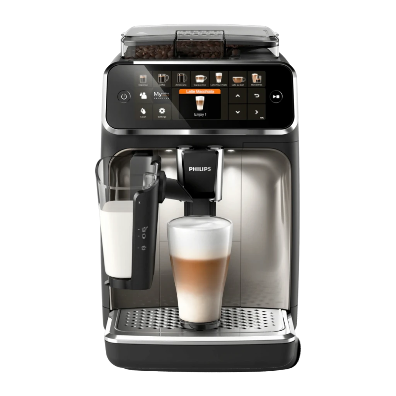 Philips Série 5400 EP5447/90 Moulin Céramique LatteGo 1500W 15 bars buse vapeur Machine à Café Superautomatique
