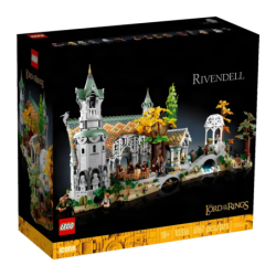 Set LEGO Icons Le Seigneur des Anneaux : Rivendell 10316 6167 pièces 18+ ans