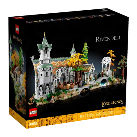 Set LEGO Icons Le Seigneur des Anneaux : Rivendell 10316 6167 pièces 18+ ans