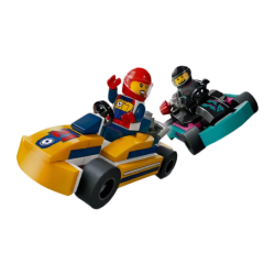 Set de construction LEGO City 60400 Go-Karts avec Pilotes