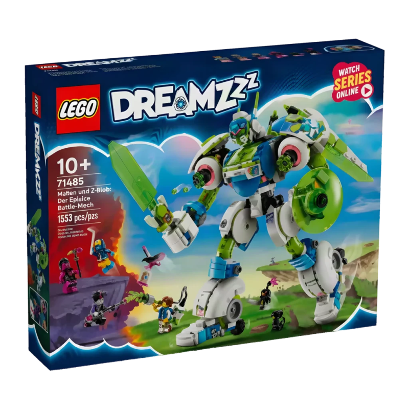 Set LEGO DREAMZzz 71485 Mateo et Z-Blob le Chevalier Mech 1333 pièces 10+ ans