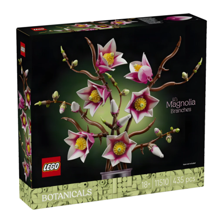 Set LEGO Botanicals Magnolia Branches 11510 435 pièces 18+ ans