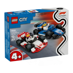 Set LEGO City 60464 F1 Williams Racing et Haas F1 Voitures de Course 92 pièces 4+ ans