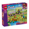 Set de Construction LEGO Friends 42695 Cheval, Poulain et Remorque