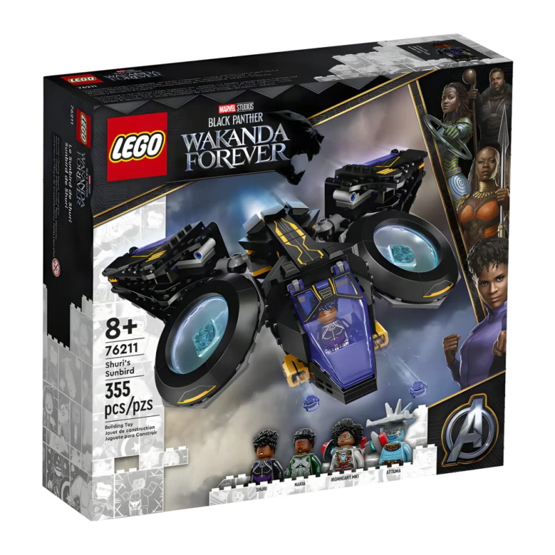 Set LEGO Marvel 76211 Le Sunbird de Shuri 355 pièces 8+ ans