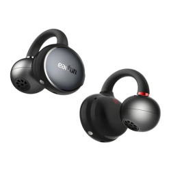 EarFun Clip Open-Ear Bluetooth 6.0 10h / 40h avec étui IP55 Multipoint Écouteurs sans fil