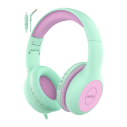 EarFun K1 Violet Jack 3,5 mm Vert Arceau avec micro Casque