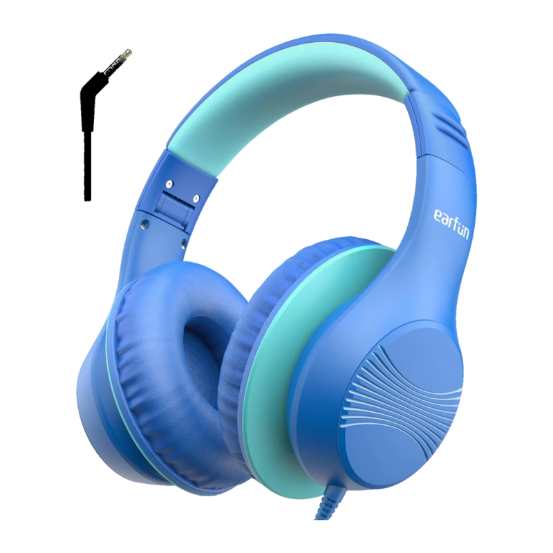 EarFun K3 USB-C Bleu Arceau avec micro Casque