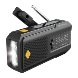 Sandberg Survivor FM/AM Batterie 2000mAh Noir 20h Radio rechargeable