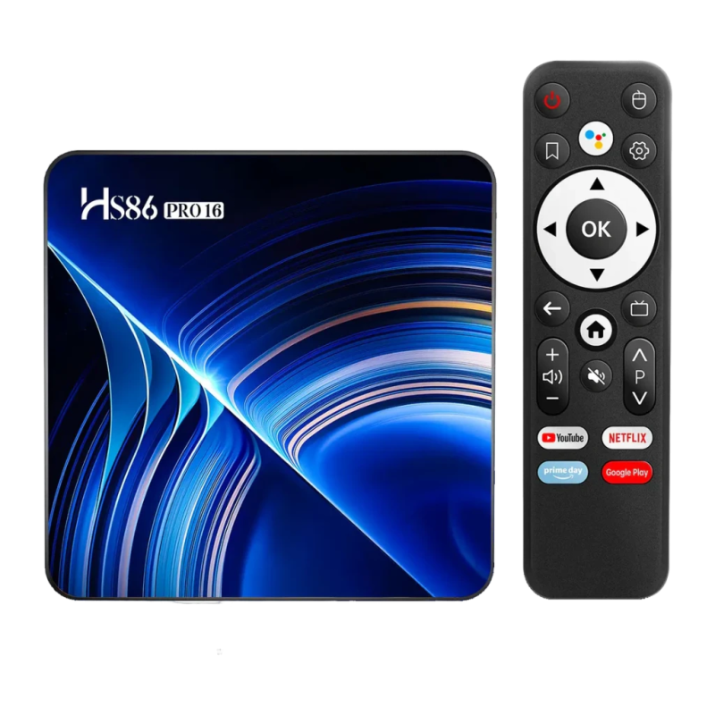 HS86 PRO 16 4GB/32GB Android 4K WiFi 6 S905Y5 TV Box