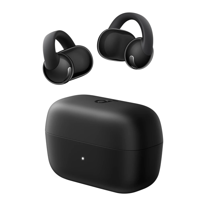 Soundcore C50i Open-Ear Noir Minuit 28h IP55 avec étui Hi-Res Écouteurs