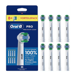 Têtes de Remplacement Oral-B Pro Precision Clean Pack 8 unités