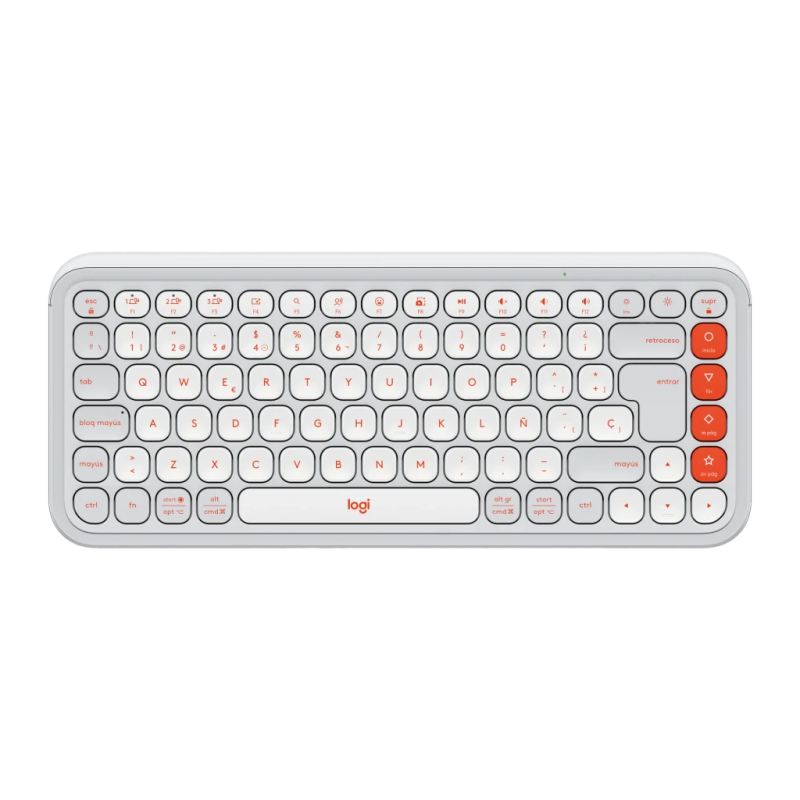 Logitech POP Icon Keys Bluetooth Espagnol Clavier sans fil