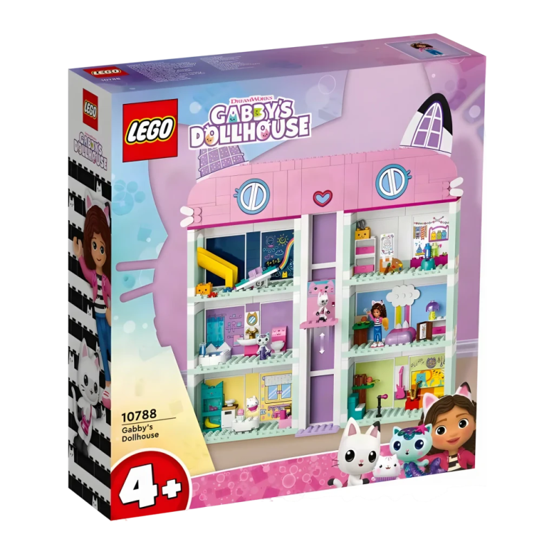Set LEGO Gabby's Dollhouse 10788 498 pièces +4 ans
