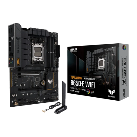 ASUS TUF Gaming B650-E WiFi AMD B650 AM5 DDR5 ATX WiFi 6E 2,5G Ethernet 3 emplacements M.2 Carte mère