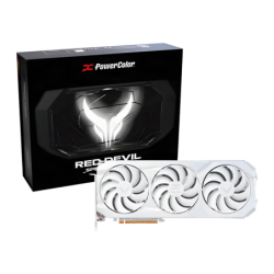 PowerColor Radeon RX 9070 XT Red Devil Spectral White OC 16GB GDDR6 3 ventilateurs HDMI 2.1 Carte graphique
