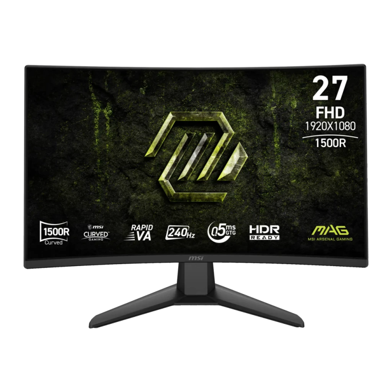 MSI MAG 274CF X24 27 pouces Full HD Rapid VA 240Hz incurvé Écran