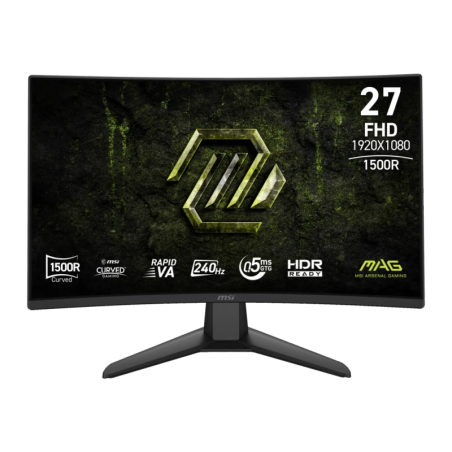 MSI MAG 274CF X24 27 pouces Full HD Rapid VA 240Hz incurvé Écran