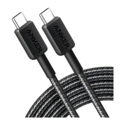 Câble USB Anker 322 USB-C vers USB-C 60W 0,9m Noir
