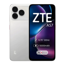 ZTE Blade A57 4GB/64GB Argent 6,75 pouces IPS 120Hz 13MP 5000mAh 22W NFC