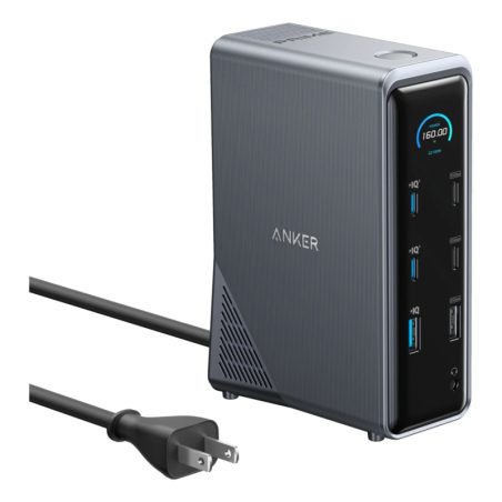 Anker Prime 14 en 1 Noir Ethernet Docking station