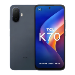 TCL K70 5G 4GB/128GB Noir 6,8 pouces 120Hz 50MP 5200mAh 18W NFC