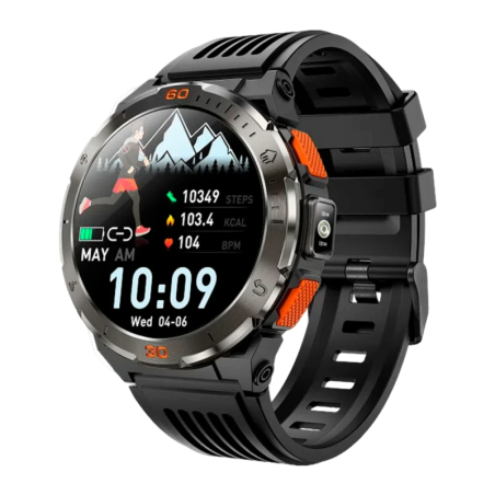 Acer Sospiro R10 Noir 1,43 pouces AMOLED GPS Moniteur FC SpO2 8 jours +100 sports IP68 Smartwatch