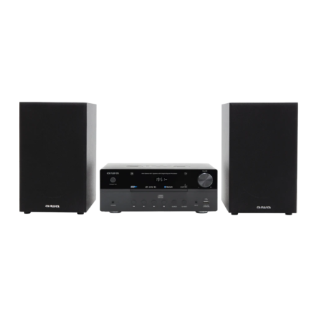 Aiwa MSBTU-550 Noir 50W entrée AUX Bluetooth 5.0 Chaîne hi-fi