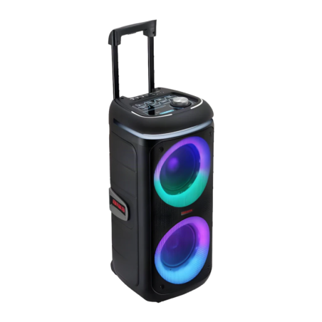 Aiwa KBTUS-480 Noir 40W 6h IPX4 3600mAh lumières RGB entrée AUX Enceinte Bluetooth 5.1