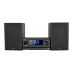 Kenwood Electronics M-9000S-B Noir 50W WiFi Bluetooth Chaîne compacte
