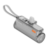 Batterie externe Sharge Flow Mini 2 Pro 5800mAh Argent Câble USB-C intégré 22,5W
