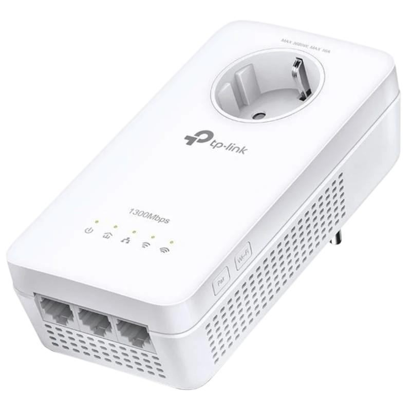 TP-Link TL-WPA8631P Gigabit Ethernet AC1200 Blanc WiFi 3 ports Adaptateur Powerline