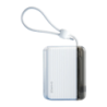 Sharge Flow Go Blanc avec câble intégré 10000mAh 22,5W USB-C Power Bank