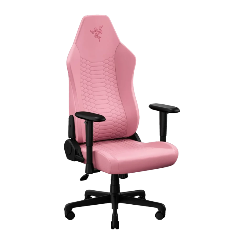 Razer Iskur V2 X NewGen Quartz Rose Cuir EPU 2D 136kg inclinable Chaise gaming