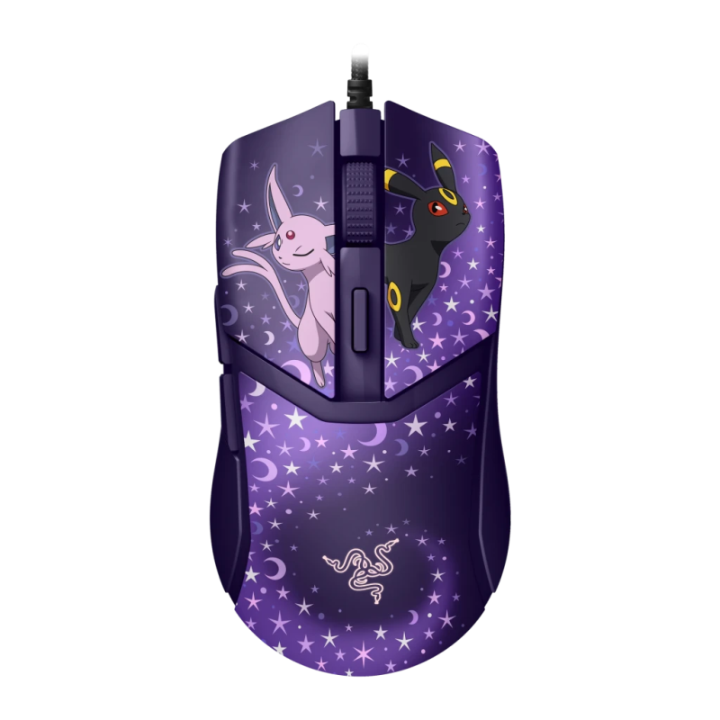 Razer Cobra Édition Pokémon Espeon & Umbreon 8500 DPI Pourpre 6 boutons USB 58 g Souris gaming