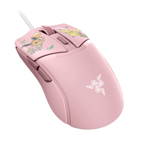 Razer Cobra Édition Pokémon Pikachu & Eevee Filaire USB Rose 6 boutons 58 g Souris gaming