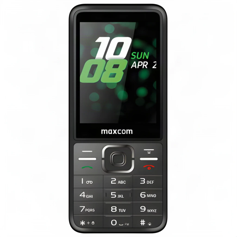 Maxcom MM244 Classic Noir microSD 32GB 2,8 pouces 1000mAh Téléphone basique