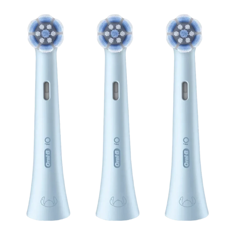Tête de Rechange Oral-B iO X3 Stitch Poils Extrêmement Doux Bleu
