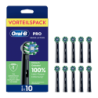 Brossette de rechange Oral-B Pro CrossAction Noir 10 unités