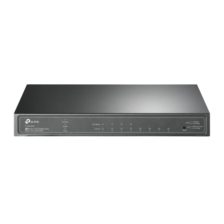 TP-Link TL-SG2008 Smart JetStream Gigabit de 8 Ports avec 4 PoE+ Noir Switch