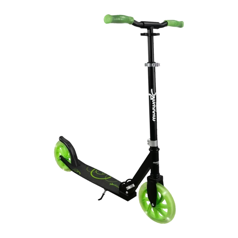 Trottinette Muuwmi Lights Glow 215mm Noir/Vert