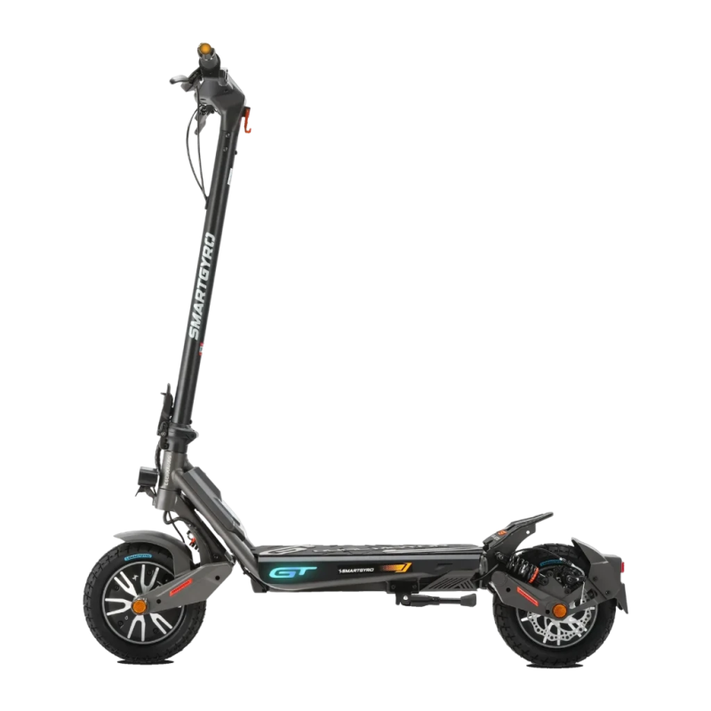 Smartgyro Rockway GT Dual 1000W 50km 25km/h 10 pouces Noir IPX4 suspension app Trottinette électrique