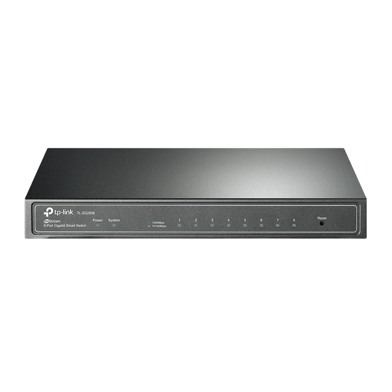 TP-Link TL-SG2008 Smart JetStream Gigabit de 8 Ports Noir Switch