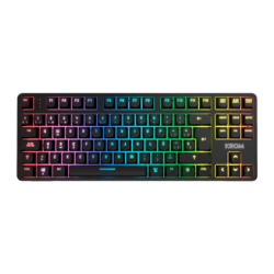 Krom Kernel Pro TKL Outemu Red RGB Noir Clavier gaming sans fil mécanique