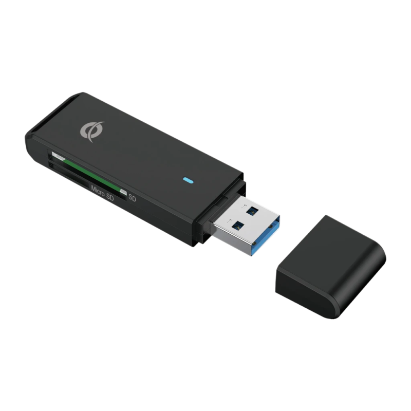 Conceptronic BIAN02B SD/microSD USB 3.0 Noir Lecteur de cartes