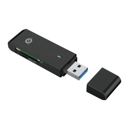 Conceptronic BIAN02B SD/microSD USB 3.0 Noir Lecteur de cartes