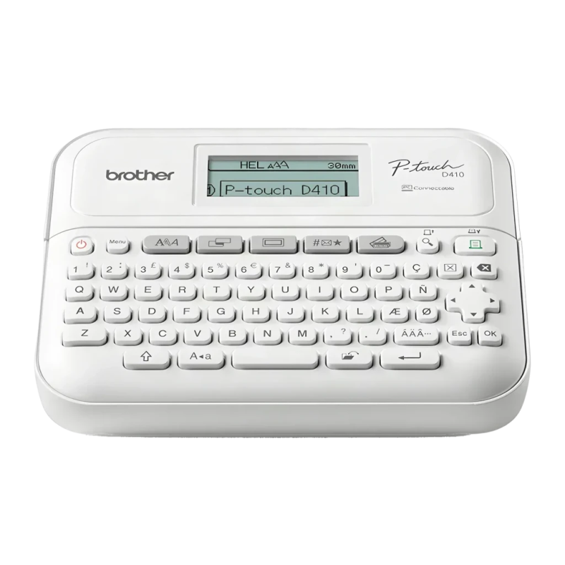 Brother PT-D410VP Blanc Imprimante d'étiquettes thermique