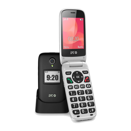 SPC Polaris 4G Noir Clapet (clamshell) 2,8 pouces 1400mAh Téléphone basique