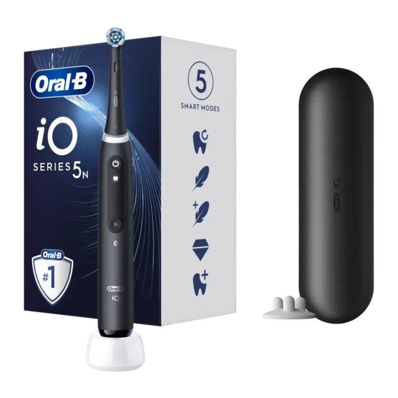 Oral-B iO Series 5 Oscillante 5 Modes Noir sans fil Brosse à dents électrique
