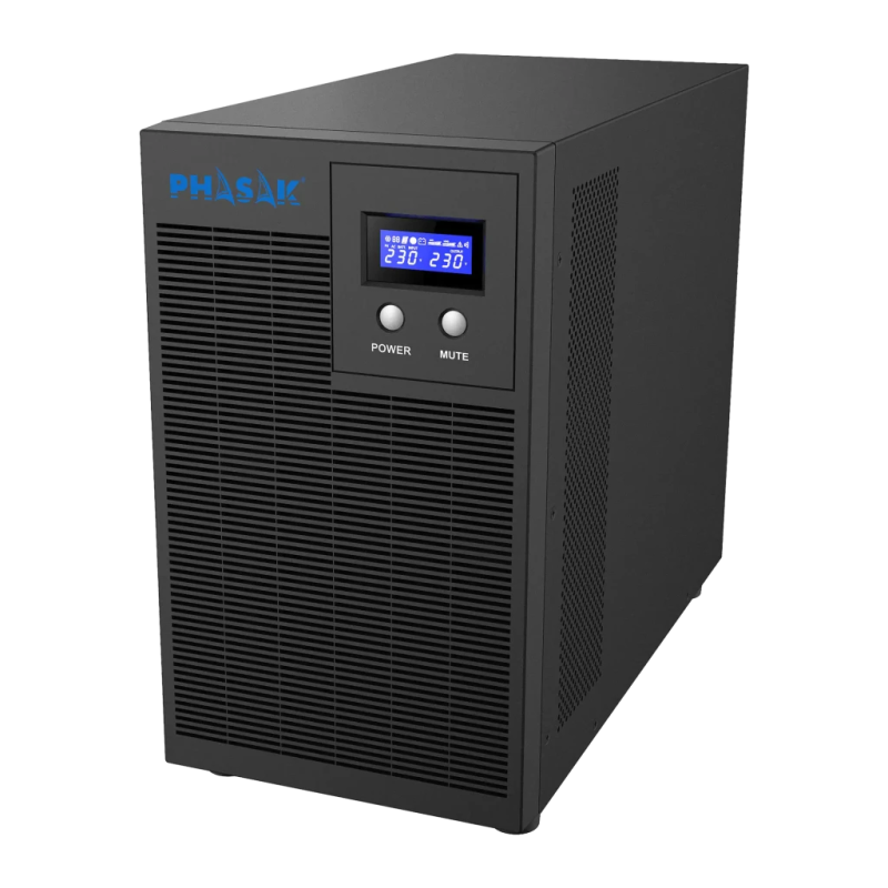 Phasak Protekt Tour PH 7631 Ligne Interactive 3160VA Gris 2100W 4 prises Onduleur